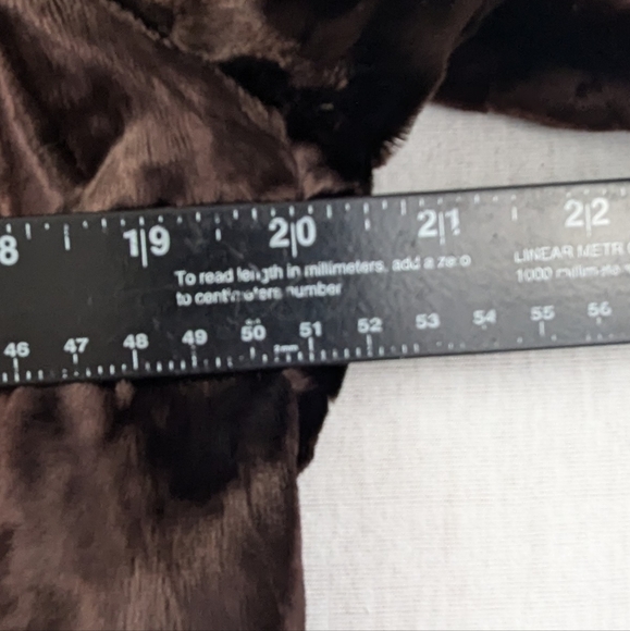 Valerie Stevens Rich Brown Faux Fur Jacket XL Bag 1 - Picture 7 of 11